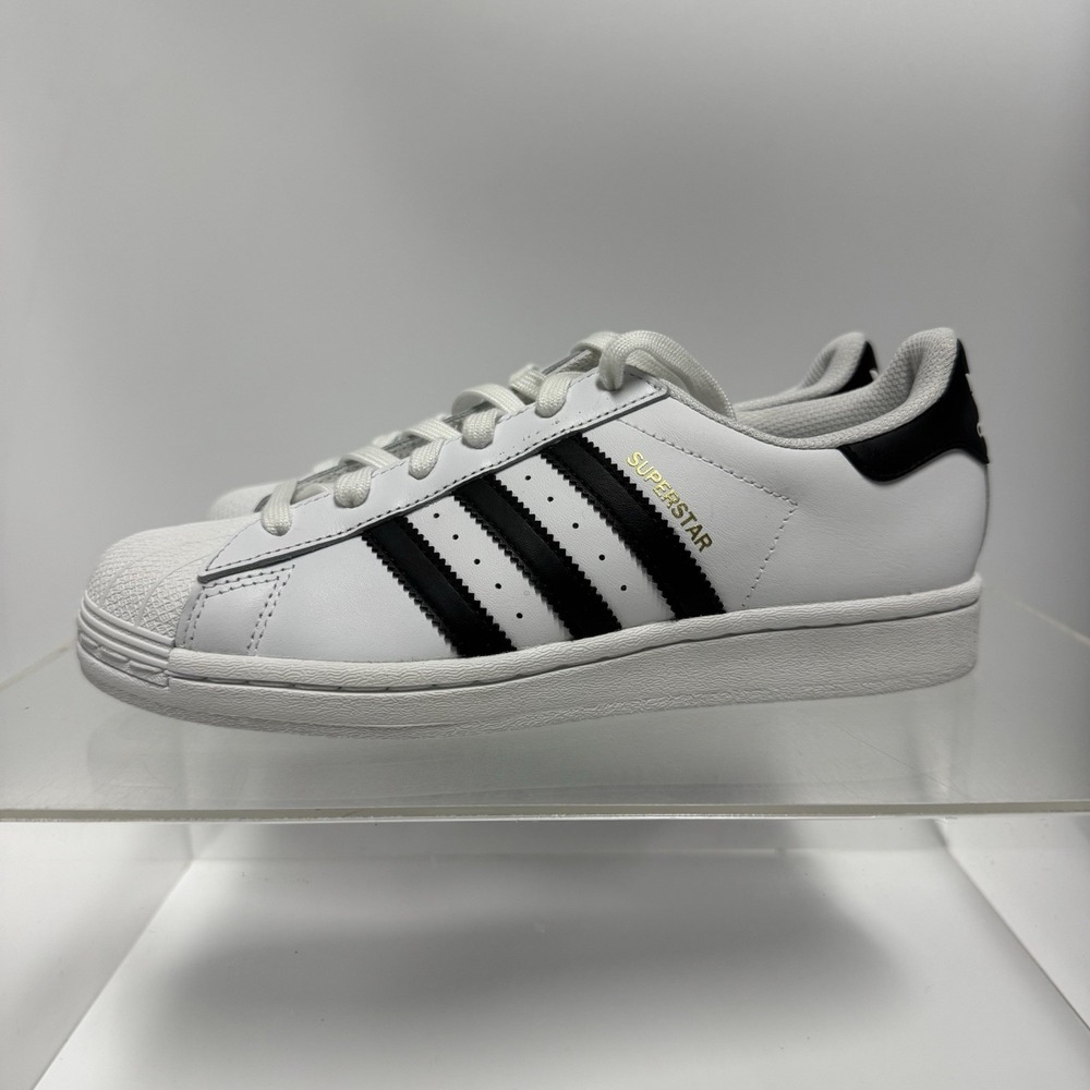 Adidas Superstar Shell Toe White/Black FV3284 Sneakers Shoes Women's Size 6.5